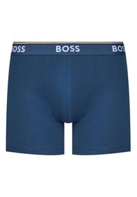 BOSS Komplet 3 par bokserek 50531685 Niebieski. Kolor: niebieski. Materiał: bawełna #6