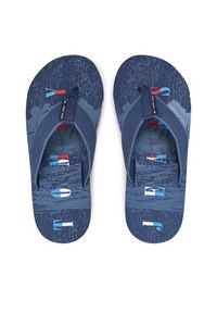 Tommy Jeans Japonki Tjm Elevated Beach Sandal EM0EM01561 Niebieski. Kolor: niebieski. Materiał: materiał