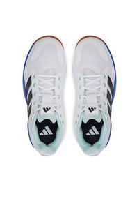 Adidas - adidas Buty halowe Stabil Jr IE1087 Biały. Kolor: biały. Materiał: mesh, materiał #3