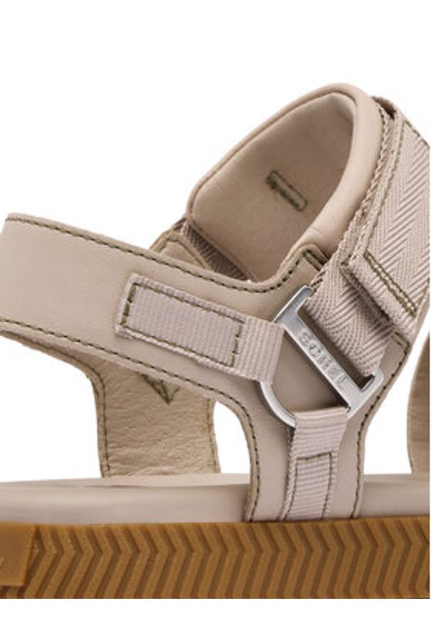 sorel - Sorel Sandały ONA AVE™ Women's Ankle Strap 2113191 Szary. Kolor: szary. Materiał: skóra