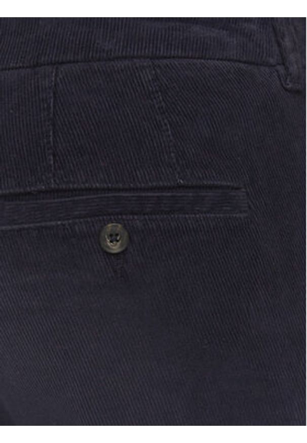 United Colors of Benetton - United Colors Of Benetton Chinosy 41ULUF04Z Granatowy Slim Fit. Kolor: niebieski. Materiał: sztruks