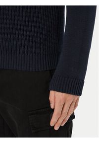 Aeronautica Militare Sweter 262MA1572UL00409 Granatowy Regular Fit. Kolor: niebieski. Materiał: bawełna #4