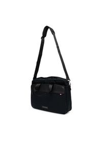 TOMMY HILFIGER - Tommy Hilfiger Torba na laptopa Th Nylon Workbag AM0AM13619 Czarny. Kolor: czarny. Materiał: materiał