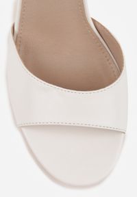 Born2be - Białe Sandały VICES na Szpilce z Paskiem Wokół Kostki Colel. Zapięcie: pasek. Kolor: biały. Obcas: na szpilce. Styl: elegancki, klasyczny #2