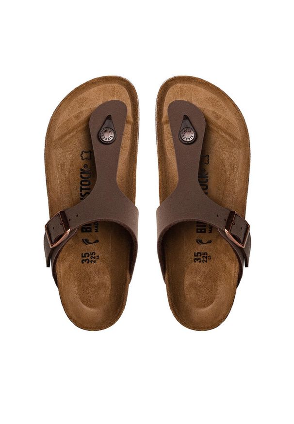 Japonki Birkenstock. Kolor: brązowy