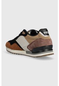 Pepe Jeans sneakersy LONDON FOREST M kolor brązowy PMS30992. Nosek buta: okrągły. Kolor: brązowy. Materiał: guma #5