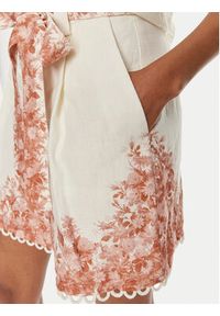 TwinSet - TWINSET Szorty materiałowe 241TT2403 Écru Loose Fit. Materiał: len #5