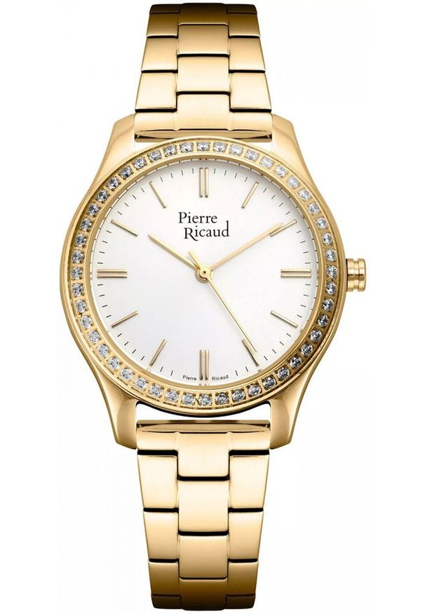Zegarek damski Pierre Ricaud P22053.1113Q złoty. Kolor: złoty
