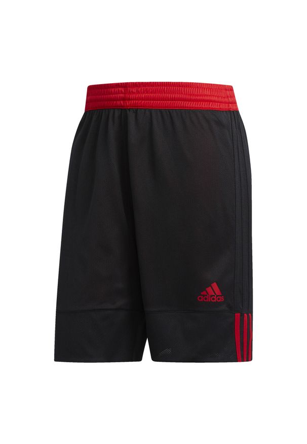 Adidas - Krótkie spodenki adidas 3G Speed Reversible. Kolor: czerwony, czarny, wielokolorowy. Długość: krótkie