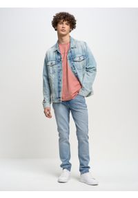Big-Star - Spodnie jeans męskie dopasowane Martin 213. Kolor: niebieski. Styl: retro, elegancki #4