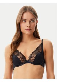 Hunkemöller Biustonosz z fiszbiną Jemima 301078 Czarny. Kolor: czarny. Materiał: syntetyk #1