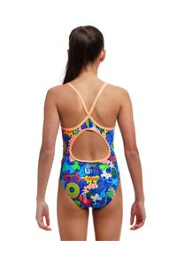 FUNKITA - Strój kąpielowy dziewczęcy Funkita Blues Baby Diamond Back. Kolor: niebieski, wielokolorowy. Materiał: poliester