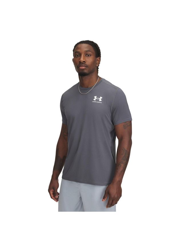 Koszulka treningowa męska Under Armour HeatGear Fitted. Kolor: szary