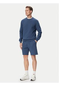 TOMMY HILFIGER - Tommy Hilfiger Szorty sportowe MW0MW37240 Niebieski Regular Fit. Kolor: niebieski. Materiał: bawełna. Styl: sportowy #5