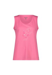 Damski tank top CMP. Kolor: różowy. Długość rękawa: bez rękawów