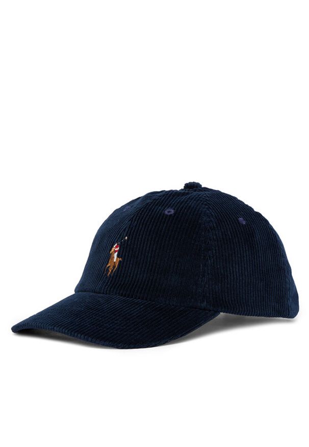 Polo Ralph Lauren Czapka z daszkiem 211A90413001 Granatowy. Kolor: niebieski. Materiał: bawełna