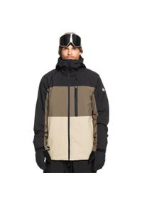 Quiksilver - Kurtka śnieżna dla Mężczyzn SYCAMORE. Kolor: brązowy. Materiał: poliester, materiał. Sezon: zima. Sport: narciarstwo