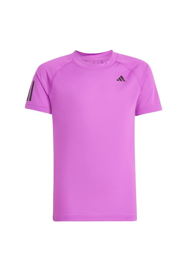 Adidas - Club Tennis Tee. Kolor: fioletowy. Materiał: materiał. Sport: tenis