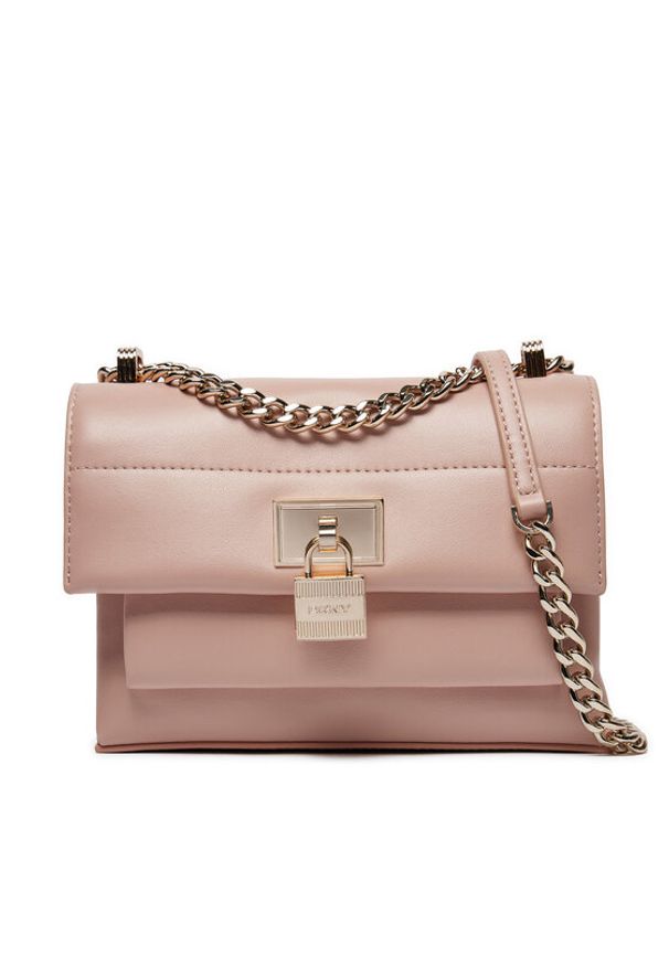 DKNY Torebka Evie Sm Flap Cbody R41ERC64 Różowy. Kolor: różowy. Materiał: skórzane