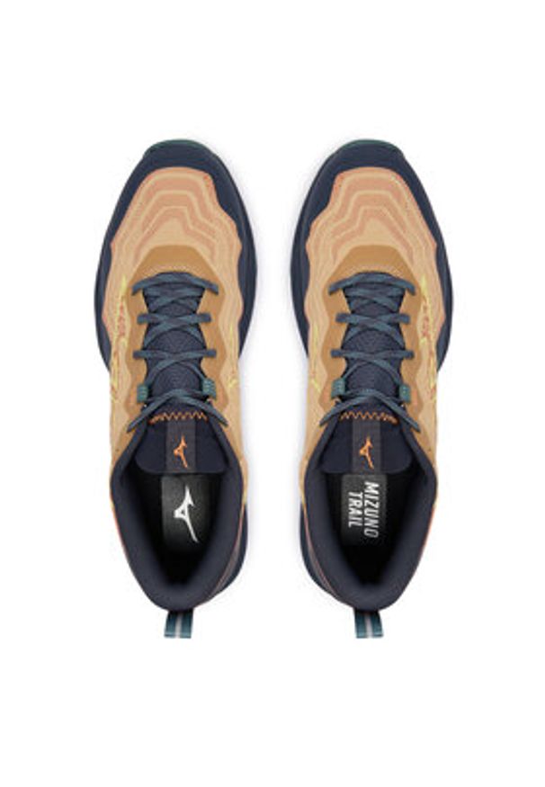 Mizuno Buty do biegania Wave Daichi 9 J1GJ2571 Brązowy. Kolor: brązowy. Materiał: skóra. Model: Mizuno Wave