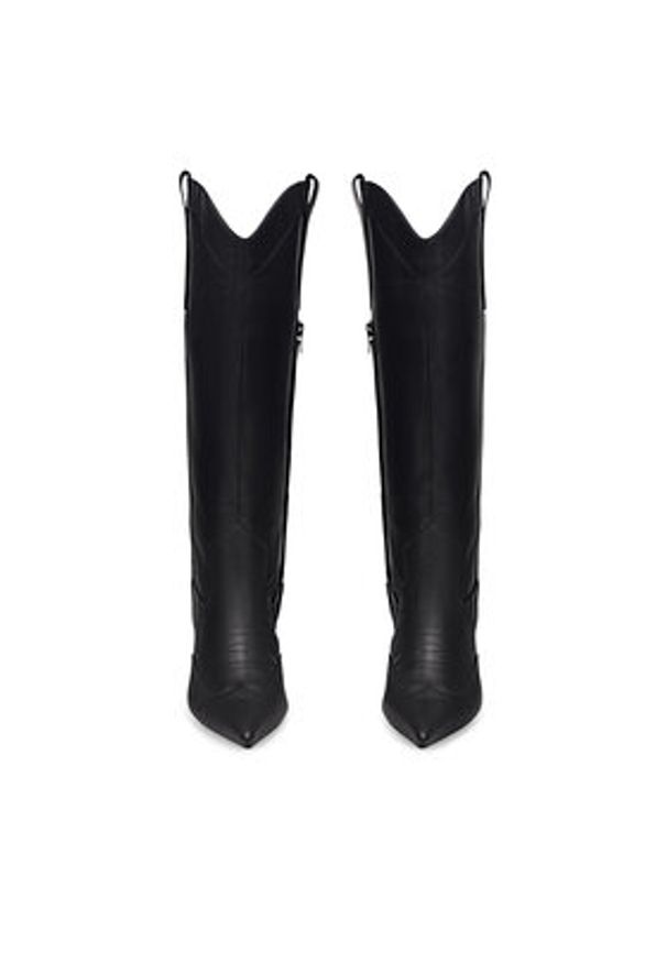 Nine West Kowbojki ZARIYA 909001 Czarny. Kolor: czarny. Materiał: skóra