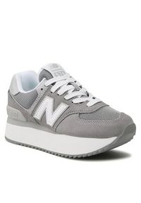 New Balance Sneakersy WL574ZSD Szary. Kolor: szary. Materiał: zamsz, skóra. Model: New Balance 574 #8