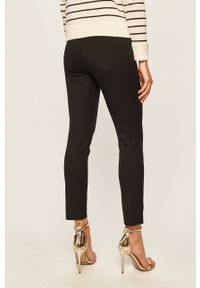 Lauren Ralph Lauren - Spodnie. Kolor: czarny. Materiał: bawełna, materiał, wiskoza, elastan, tkanina. Wzór: gładki #4