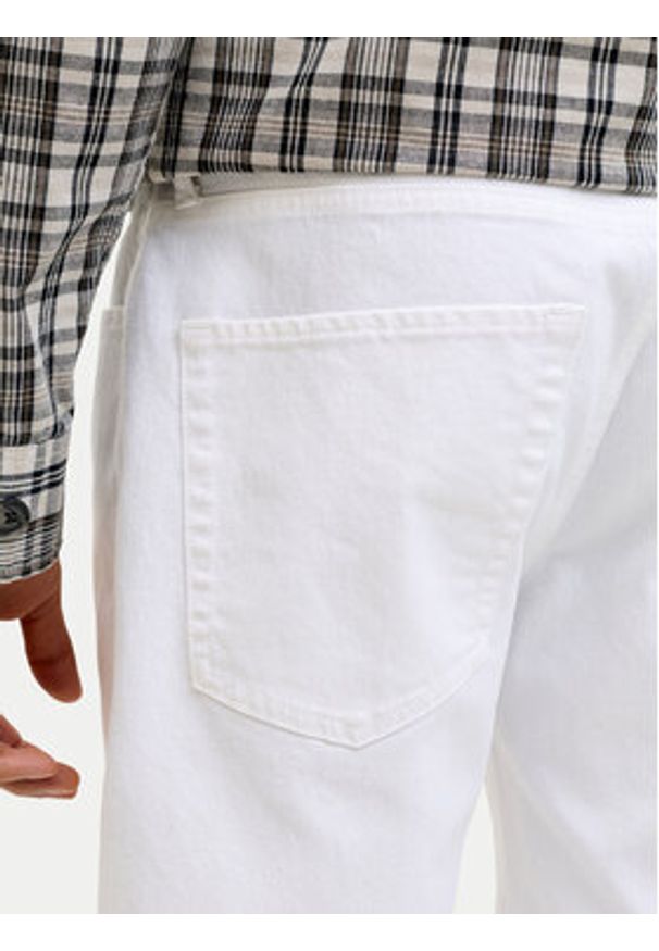 Jack & Jones Szorty materiałowe Rick Original 12290839 Biały Regular Fit. Kolor: biały. Materiał: bawełna