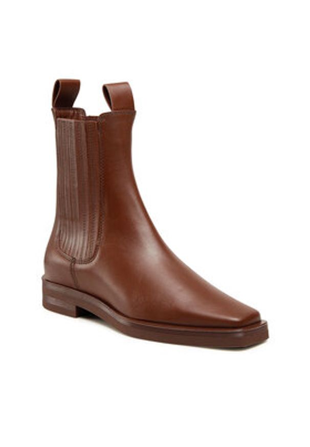 Gino Rossi Sztyblety 222FW131 Brązowy. Kolor: brązowy. Materiał: skóra