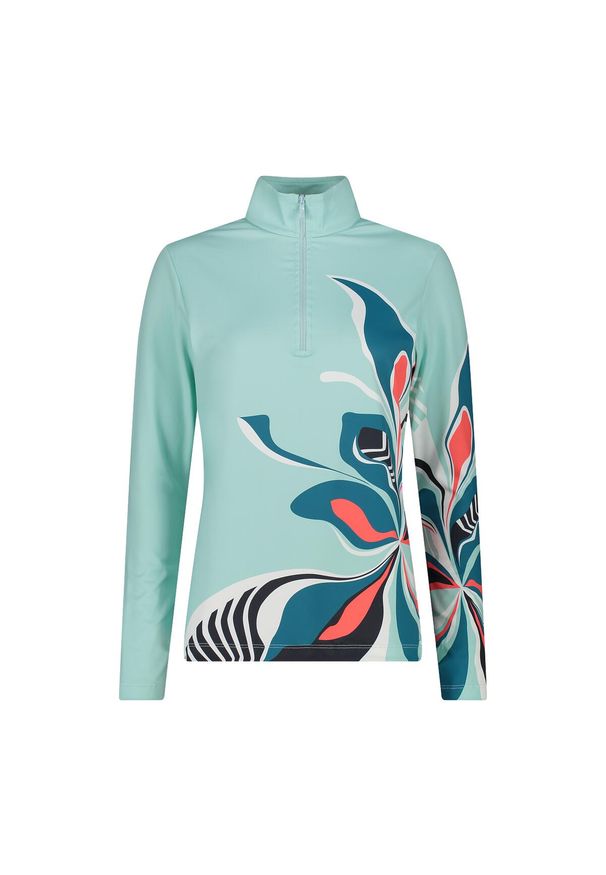 Golf damska turystyczne CMP 34L4216. Typ kołnierza: golf. Kolor: niebieski. Styl: sportowy. Sport: golf