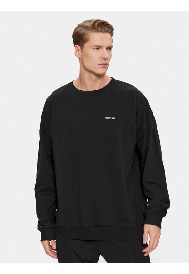 Calvin Klein Underwear Bluza 000NM2300E Czarny Regular Fit. Kolor: czarny. Materiał: bawełna, syntetyk