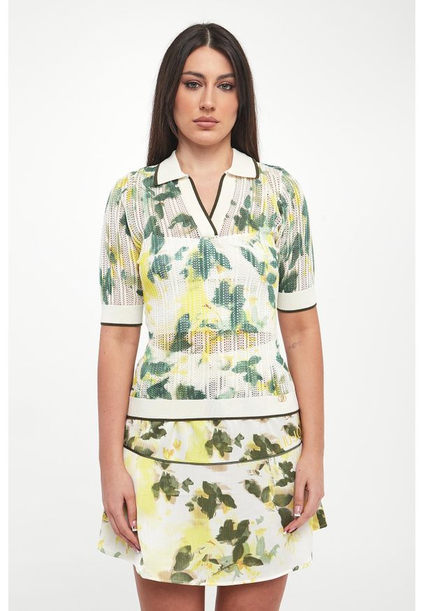 Liu Jo - Sweter damski polo LIU JO. Typ kołnierza: polo