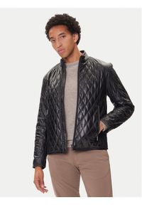 JOOP! Kurtka skórzana 17 Boys 1500150 80000851 Czarny Regular Fit. Kolor: czarny. Materiał: skóra #1
