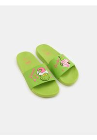 Sinsay - Klapki Grinch - zielony. Kolor: zielony