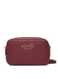 Liu Jo Torebka Ecs S camera Case AF5100 E0058 Bordowy. Kolor: czerwony. Materiał: skórzane