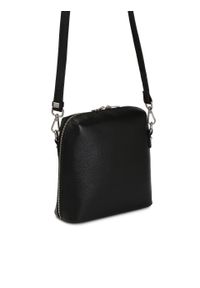 Kazar - Praktyczna miejska torebka na pasku. Kolor: czarny. Materiał: skórzane. Styl: casual. Rodzaj torebki: na ramię #3