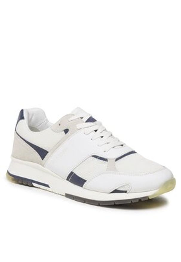 Gino Rossi Sneakersy TORINO-01 122AM Biały. Kolor: biały. Materiał: materiał