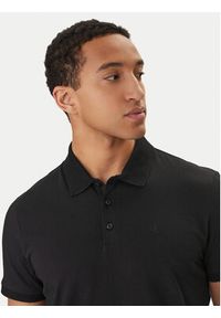 Calvin Klein Jeans Polo Classic Monogram LV04RD255G Czarny Regular Fit. Typ kołnierza: polo. Kolor: czarny. Materiał: bawełna #5