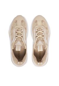 Guess Sneakersy FLPGEN FAM12 Beżowy. Kolor: beżowy. Materiał: materiał #4