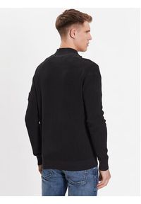 Calvin Klein Jeans Kardigan J30J323814 Czarny Regular Fit. Kolor: czarny. Materiał: bawełna
