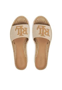 Lauren Ralph Lauren - LAUREN RALPH LAUREN Espadryle Polly 802966866001 Beżowy. Kolor: beżowy. Materiał: materiał