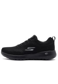 skechers - Buty damskie Skechers Go Walk Joy Violet 124640BBK - czarne. Okazja: na co dzień. Zapięcie: sznurówki. Kolor: czarny. Materiał: syntetyk. Szerokość cholewki: normalna. Wzór: aplikacja. Model: Skechers Sport #1