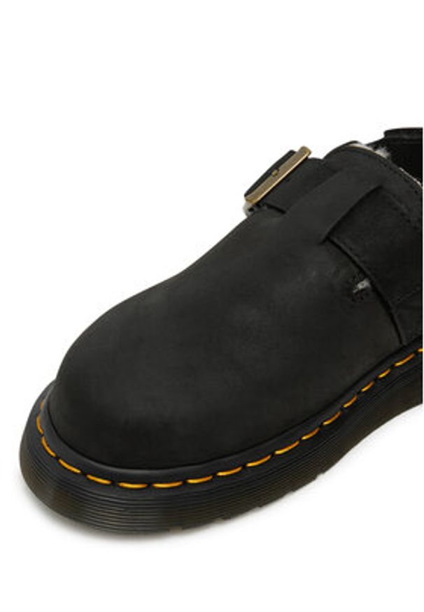 Dr. Martens Klapki Jorge II Faux 31264001 Czarny. Kolor: czarny. Materiał: skóra, nubuk