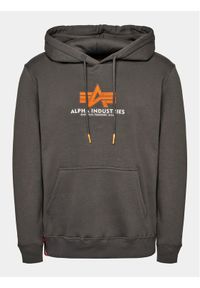 Alpha Industries Bluza Basic 178312 Szary Regular Fit. Kolor: szary. Materiał: bawełna #1