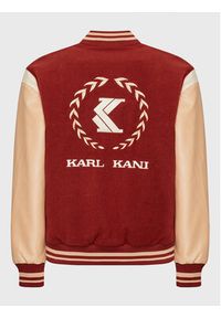 Karl Kani Kurtka bomber College 6085177 Czerwony Regular Fit. Kolor: czerwony. Materiał: syntetyk