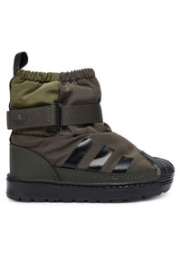Adidas - Śniegowce adidas. Kolor: brązowy