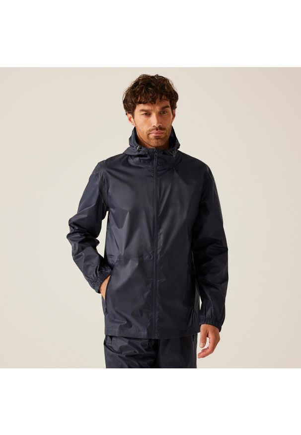 Regatta - Męska wodoodporna kurtka Pro Packaway. Kolor: czerwony. Sport: turystyka piesza