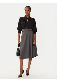 Rinascimento Spódnica midi CFC0121918003 Szary Regular Fit. Kolor: szary. Materiał: syntetyk
