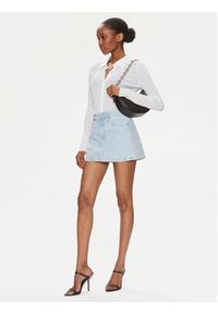 Calvin Klein Jeans Bluzka J20J223095 Biały Slim Fit. Kolor: biały. Materiał: syntetyk