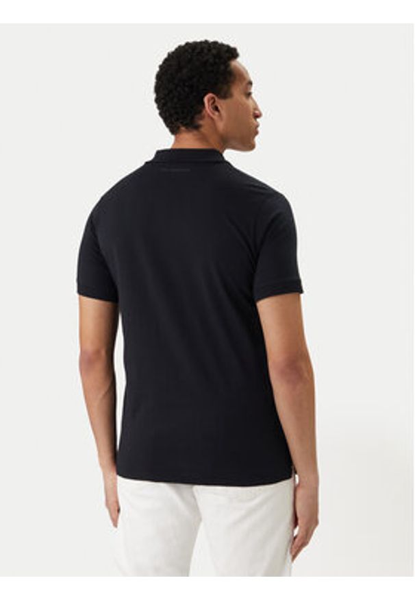 Karl Lagerfeld - KARL LAGERFELD Polo 745710 562224 Granatowy Regular Fit. Typ kołnierza: polo. Kolor: niebieski. Materiał: bawełna